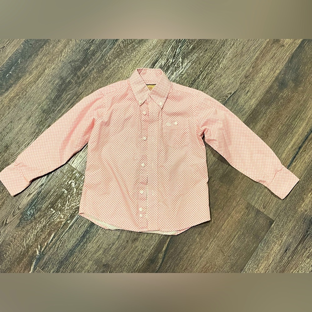 Boys Wrangler western button down shirt